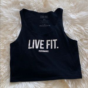 LIVE FIT Apparel crop tank